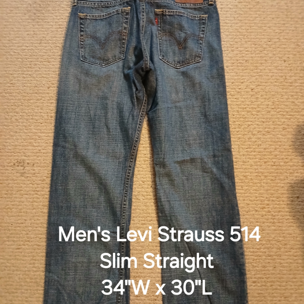 Levi's Slim Straight Jeans in Classic Blue